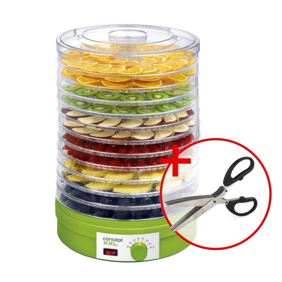 Concept SO-1025 XXL sušička ovocia +darček  nožnice na bylinky