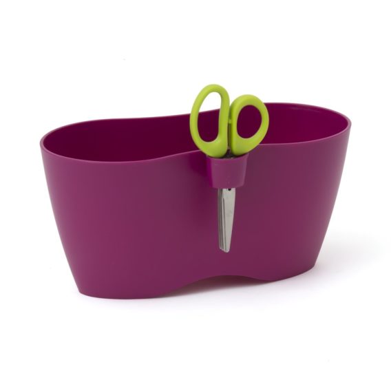 Kvetináč na bylinky Limes Dublo 2,3 l, fialová