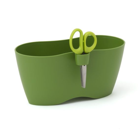 Kvetináč na bylinky Limes Dublo 2,3 l, tmavo zelená