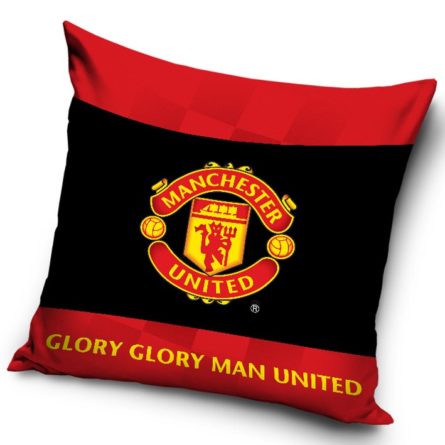 Vankúšik Manchester United Black, 40 x 40 cm