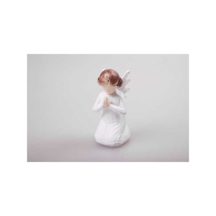 Anjel moderný klačiaci 12cm