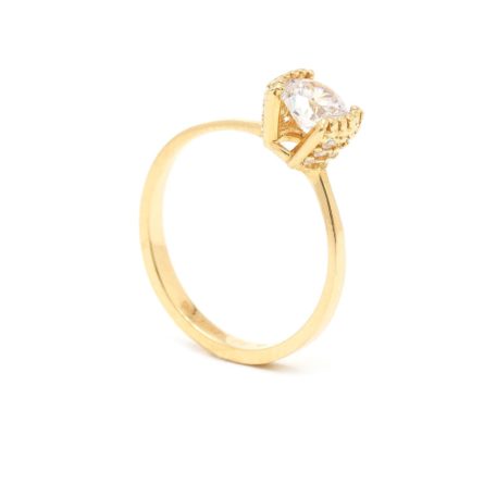 Zásnubný prstienok - prstienok k výročiu svadby - prstienok pri narodení dieťatka - Zlatý zásnubný prsteň ANGELINE 7PZ00356