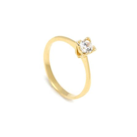 Zásnubný prstienok - prstienok k výročiu svadby - prstienok pri narodení dieťatka - Zlatý zásnubný prsteň CALLA 2PZ00104