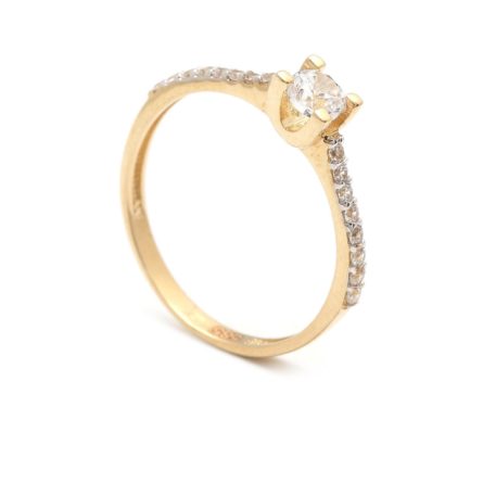 Zásnubný prstienok - prstienok k výročiu svadby - prstienok pri narodení dieťatka - Zlatý zásnubný prsteň CANDELAS 4PZ00258