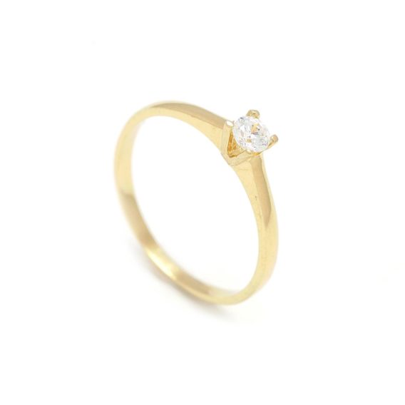 Zásnubný prstienok - prstienok k výročiu svadby - prstienok pri narodení dieťatka - Zlatý zásnubný prsteň COSMOS 2PZ00114