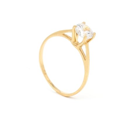 Zásnubný prstienok - prstienok k výročiu svadby - prstienok pri narodení dieťatka - Zlatý zásnubný prsteň SHANA 7PZ00388