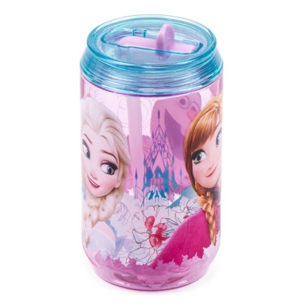 Banquet Fľaša so slamkou Ľadové kráľovstvomix farieb, 410 ml