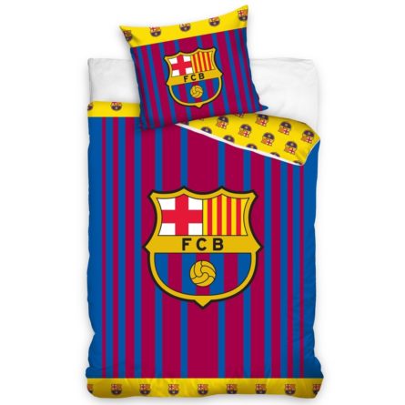 Bavlnené obliečky FC Barcelona Vertical, 140 x 200 cm, 70 x 90 cm