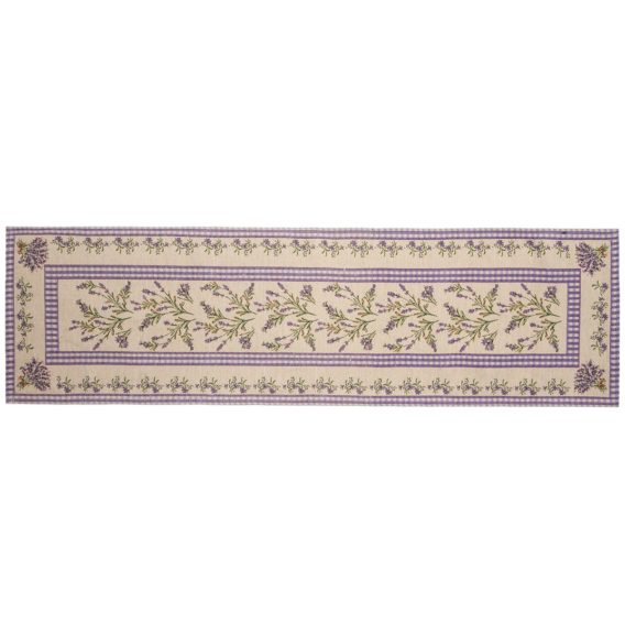 Levanduľový darček - Behúň Levanduľa 1, 33 x 120 cm - darček pre ženu