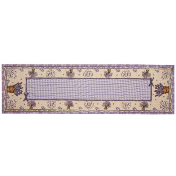 Levanduľový darček - Behúň Levanduľa 2, 33 x 120 cm - darček pre ženu