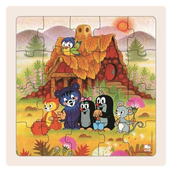 Bino Puzzle Pani Krtková a priatelia, 20 dielikov