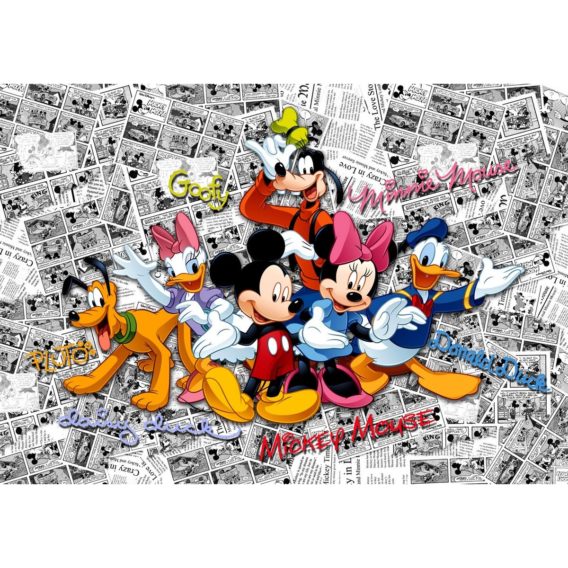 Detská fototapeta XXL Mickey Mouse 360 x 270 cm, 4 diely