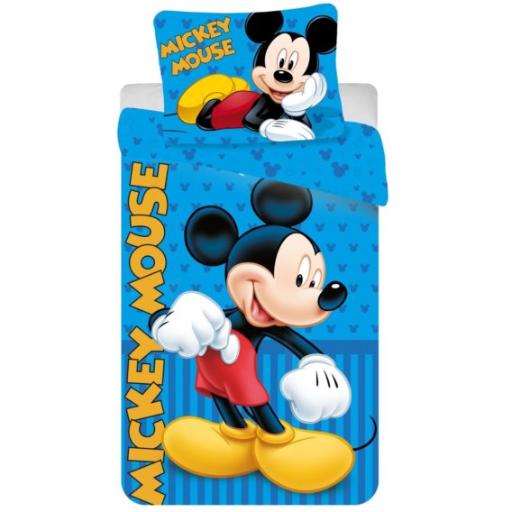 Detské bavlnené obliečky Mickey blue 2016, 140 x 200 cm, 70 x 90 cm