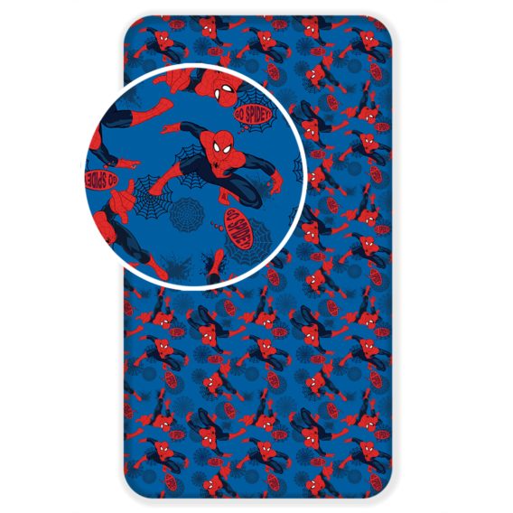 Detské bavlnené prestieradlo Spiderman 2017, 90 x 200 cm