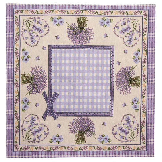 Levanduľový darček - Obrus Levanduľa 2, 70 x 70 cm - darček pre ženu