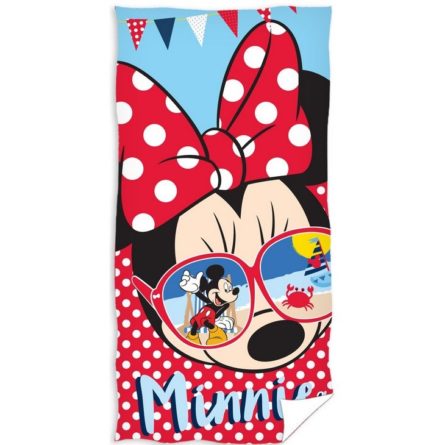 Osuška Minnie Mouse glasses, 70 x 140 cm