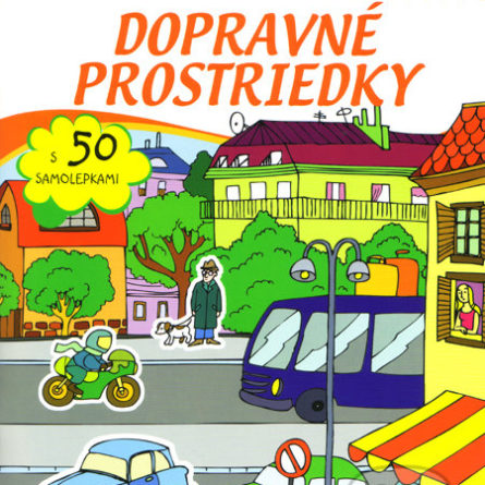 Dopravné prostriedky - Samolepky pre deti