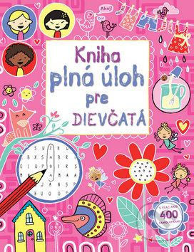 Kniha plná úloh pre dievčatá - Samolepky pre deti