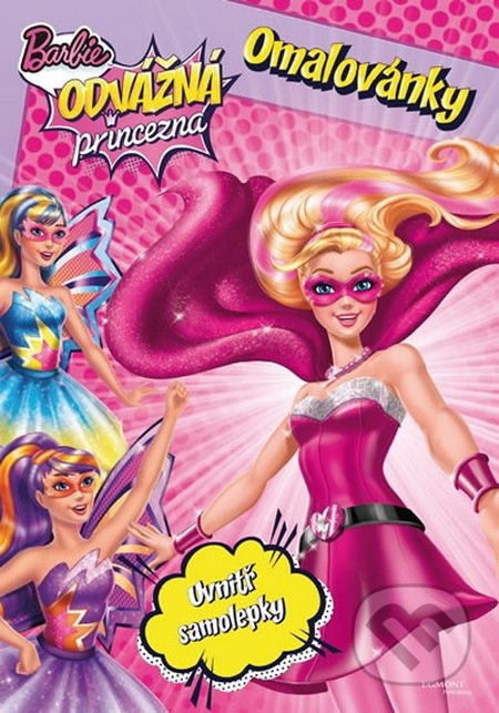 Barbie: Odvážná princezna - Samolepky pre deti