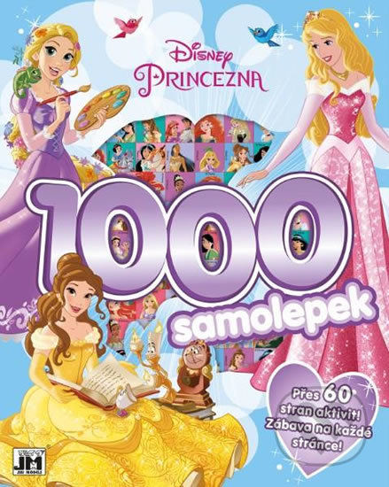 Disney Princezny - 1000 samolepek - Samolepky pre deti